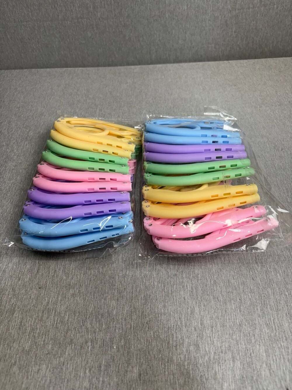 20 Pcs Multi-Color Portable Foldable Travel Clothes Hangers